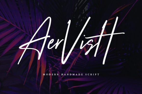 Aervish: A Handwritten Typeface for Modern Web Design