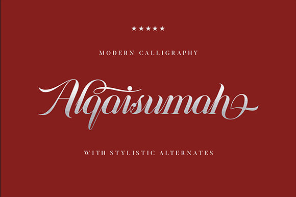 Alqaisumah: The Perfect Script Font for Handmade Brands