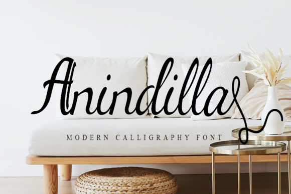 Anindilla: A Dreamy Script Font for Editorial Design