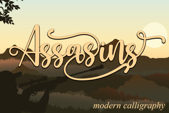 Assasins: A Bold Script for High-Impact Brand Identity