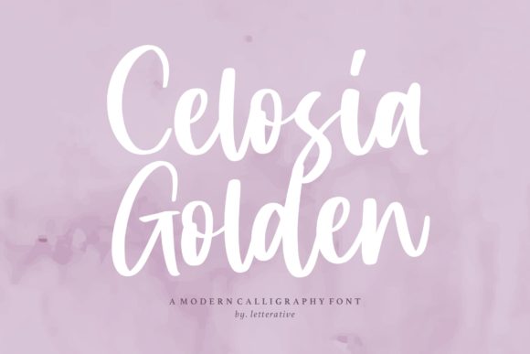 Celosia Golden: The Script Font That Elevates Campaigns