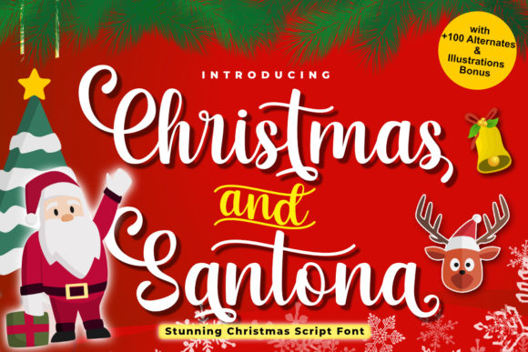 Christmas and Santona: The Script Font for Festive Campaigns