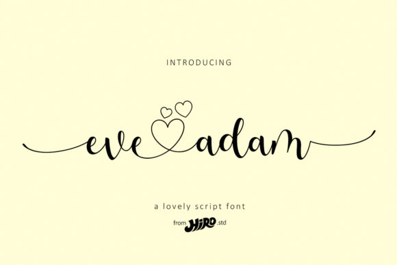 Eve Adam: The Handwritten Font That Elevates Small Business Branding
