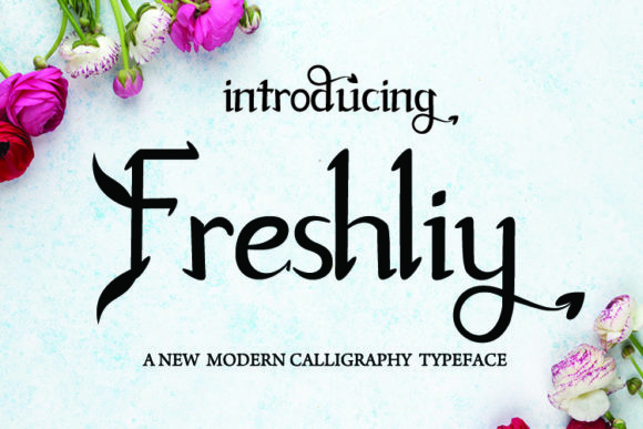 Freshliy Font: A Handwritten Typeface for Brand Growth