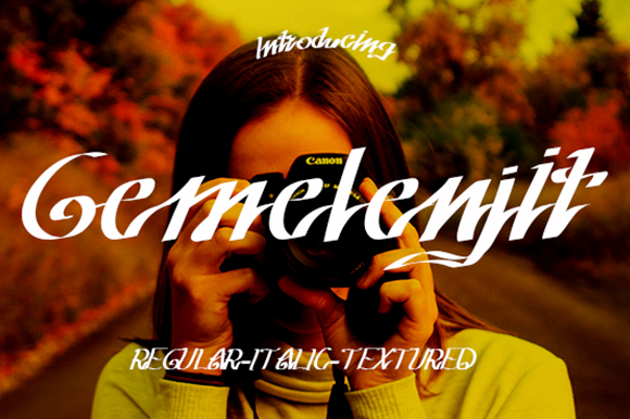 Gemelenjit: A Handwritten Font for Modern Brand Identity