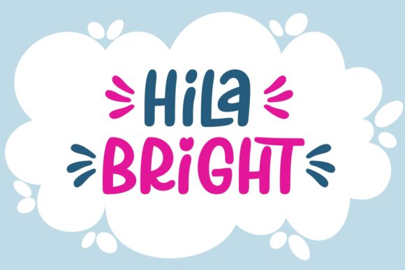 Hila Bright: A Joyful Handwritten Font for Branding