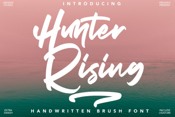 Hunter Rising: A Handwritten Typeface for Modern Web Design