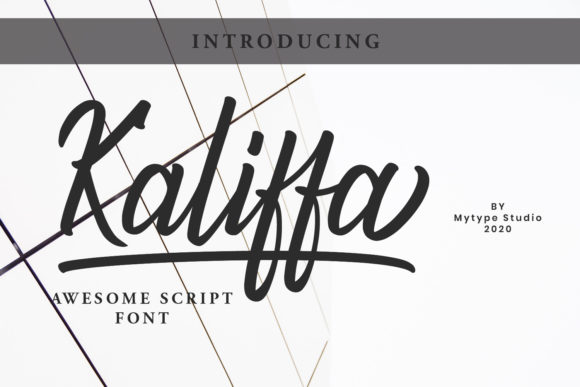 Kaliffa: The Elegant Script Font for Handmade Brands