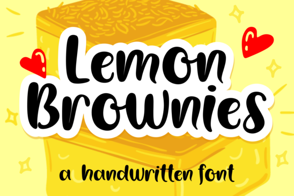 Lemon Brownies: A Handwritten Typeface for Modern Web Design