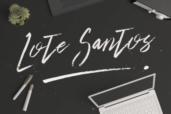 Lote Santos: The Handwritten Font That Elevates Campaigns