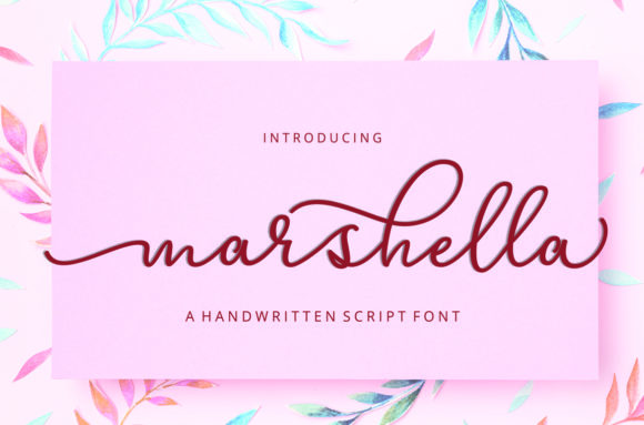 Marshella: A Bold Script for Modern Brand Identity