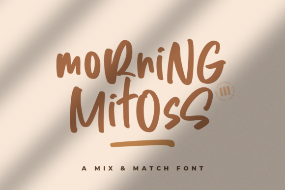 Morning Mitoss: The Handwritten Font for Scroll-Stopping Brands