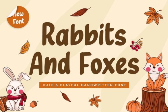 Rabbits and Foxes: A Playful Typeface for Editorial Design