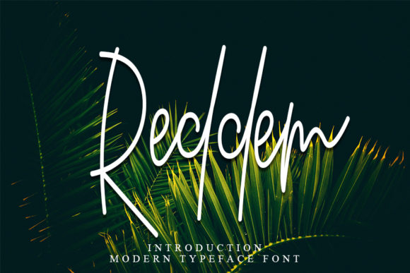 Reddem: A Handwritten Font for Authentic Branding
