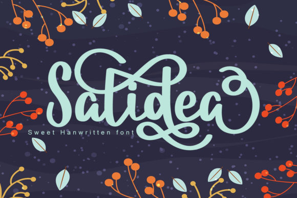 Salidea Font: A Romantic Script for Modern Brand Identity