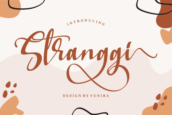 Stranggi Font: A Handwritten Typeface for Makers