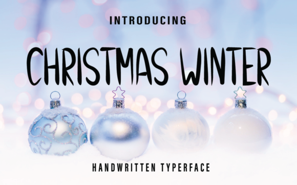 Upgrade Your Brand with the Christmas Winter Font Typeface