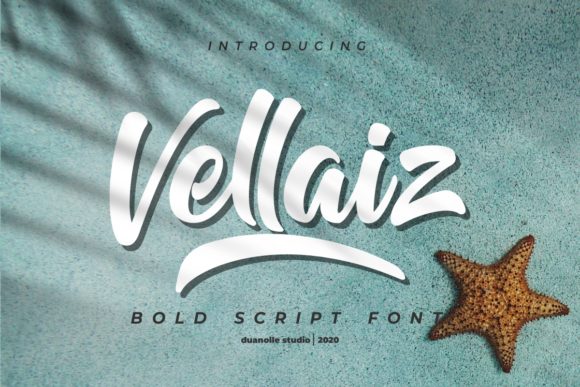 Vellaiz Font Review: Bold Script for Web Headers