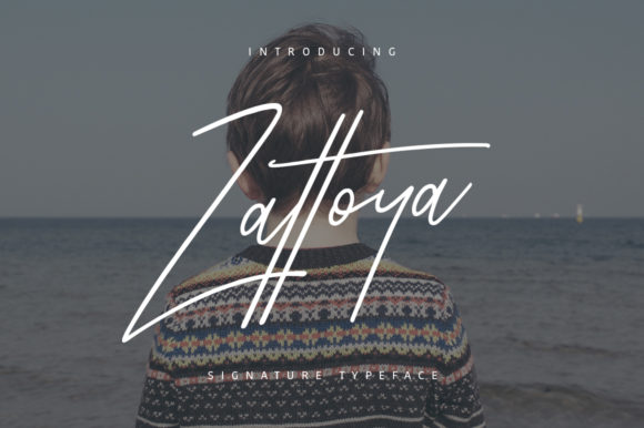 Zattoya: A Handwritten Typeface for Modern Web Design